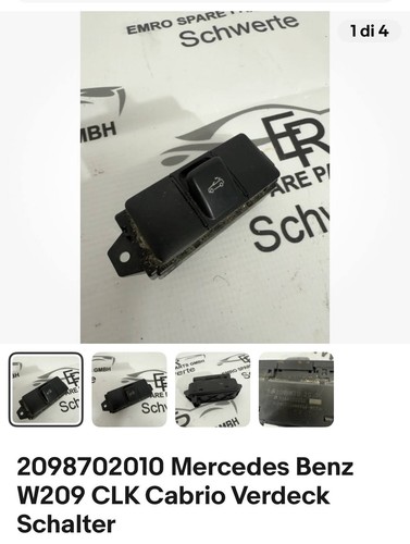 2098702010 mercedes benz - mercedes, w209