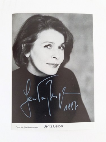 Senta berger autografo - -,
