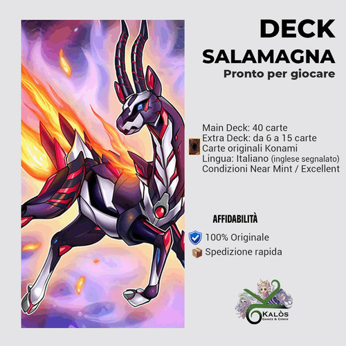 Yugioh mazzo deck salamagna - mazzo,