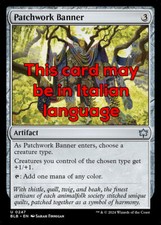 MTG PATCHWORK BANNER EXC - STENDARDO RAPPEZZATO 247 - BLB - MAGIC