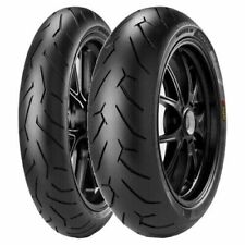COPPIA GOMME PNEUMATICI PIRELLI DIABLO ROSSO 2 120 70 ZR 17 58W 160 60 ZR 17 69W