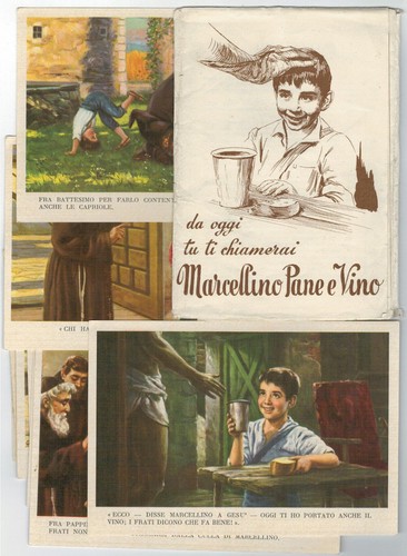 Cartoline marcellino pane e - pane,