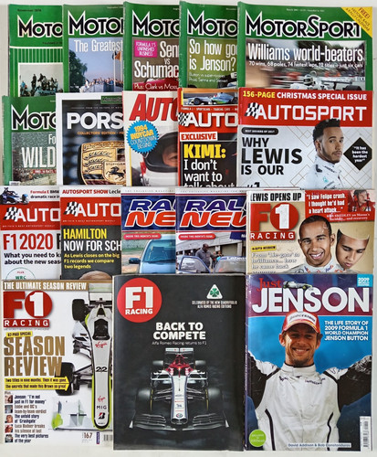 Various car racing magazines - various,