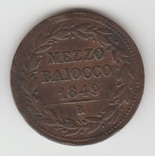 PIO IX STATO PONTIFICIO MEZZO