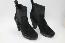 Stivali donna CESARE PACIOTTI taglia 7,5 Europa 38 nero scamosciato S7937