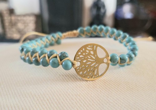 Bracciale pietra turchese - in,