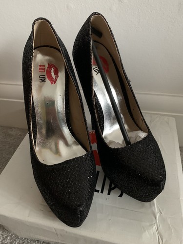 Scarpe hot lips nere - lips,