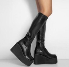 Stivali donna elasticizzati al