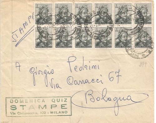 Stampe milano 1961 - milano, su