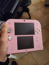 CONSOLE NINTENDO 2DS SBLOCCATO ROSA CARICATORE + PENNINO USATA 