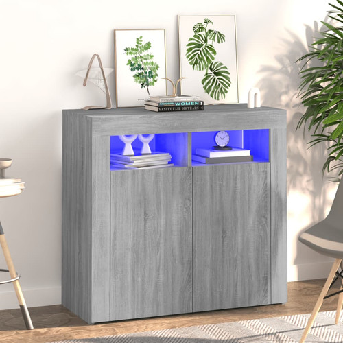 Vidaxl credenza con luci led - credenza,