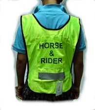 Equestrian Safety Gilet HORSE