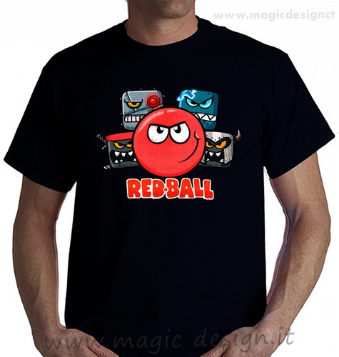 Tshirt red ball video - tshirt,