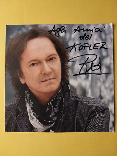 Red canzian autografo - canzian, (pooh).