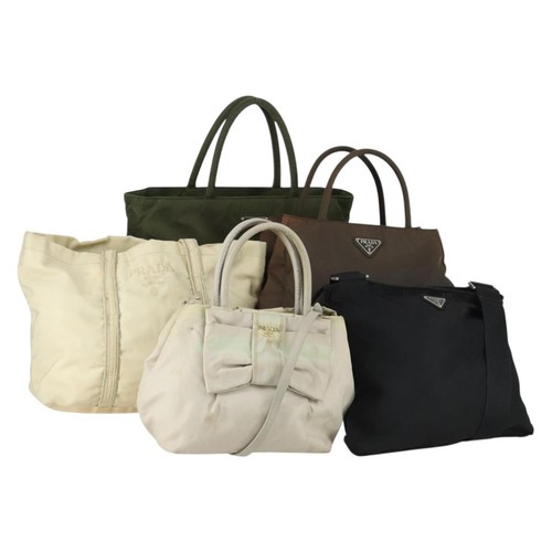 Prada hand bag nylon set - bag,