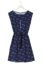 NAF NAF Abito estivo Donna Abito Taglia IT 38 blu-grigio chiaro stile casual