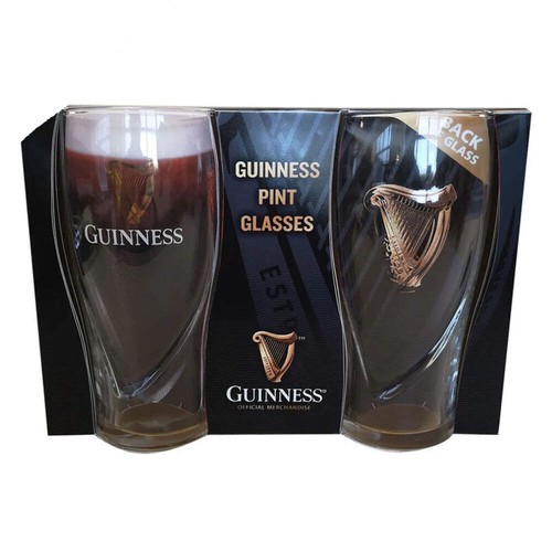 Guinness pack pint - guinness, glass