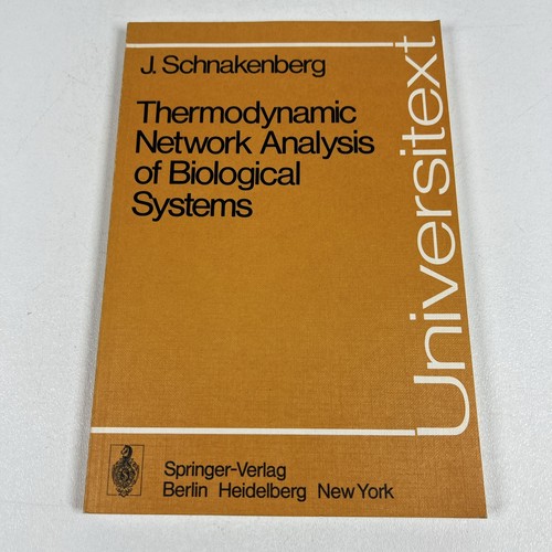Thermodynamic network analysis - thermodynamic,