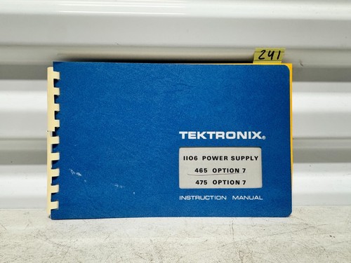 Tektronix 465 475 1106 - tektronix, 465/475