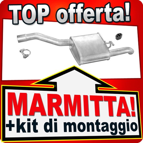Silenziatore posteriore per - silenziatore,