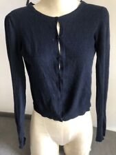 Red Valentino original cardigan viscosa-cachemire nero tg M/woman's cardigan
