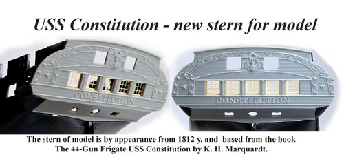 Revell uss constitution - constitution, 1:96