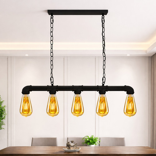 Lampadario sospensione tubo - lampadario, a