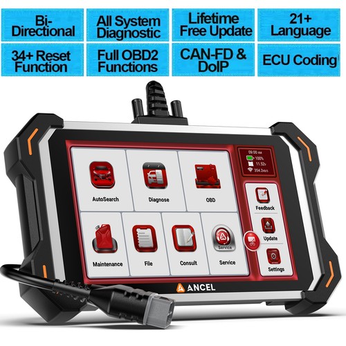 Ancel ds600 elite obd2 - ancel,