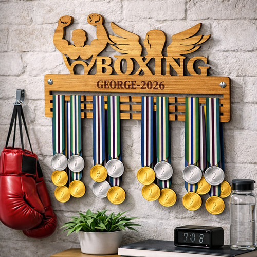 Appendiabiti medaglie boxe