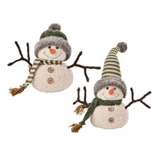 Set 2 Pupazzi di Neve Soffici