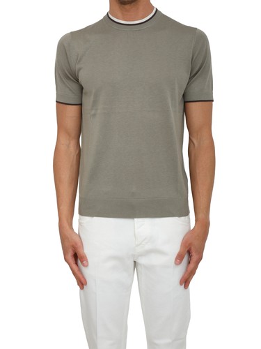 Maglia verde manica - , corta
