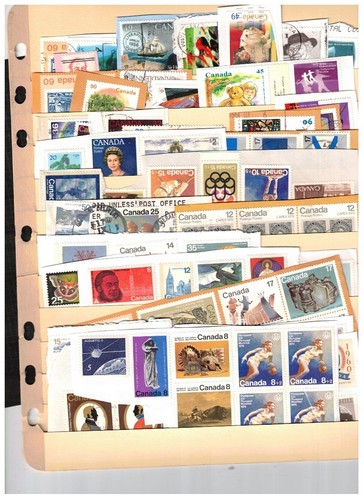 Canada over 100 stamps - canada,