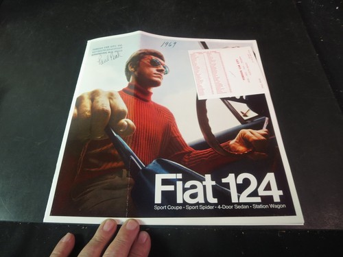 Brochure originale 1969 fiat - brochure,