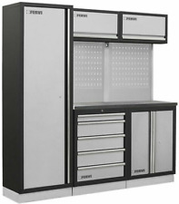 ARREDAMENTO ALLESTIMENTO MODULARE PER OFFICINA GARAGE ARMADIO CASSETTIERA RACING