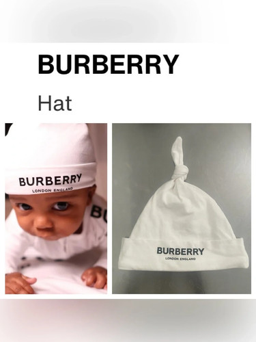 Cappello burberry bianco con - bianco,