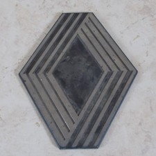 Ancien insigne emblème RENAULT mascotte plaque badge voiture plastique vtg #3