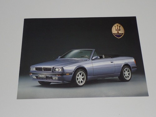 Maserati spider brochure - i,