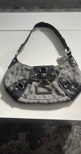 Guess monogram shoulder bag - guess,