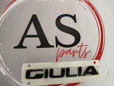 Scritta Logo Posteriore Per Alfa Romeo GIULIA Nero Lucido Fregio