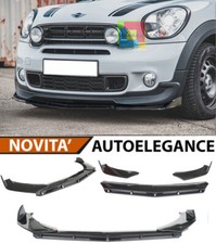 MINI COUNTRYMAN R60 SPLITTER PARAURTI ANTERIORE NERO LUCIDO LOOK RS - 3P