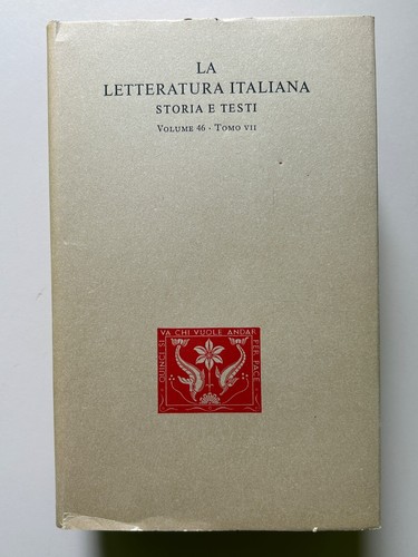 Letteratura italiana storia - la,