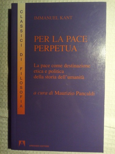 Per pace perpetua - pace,