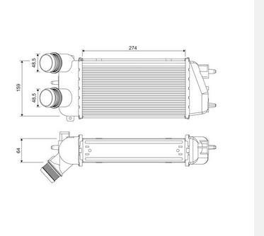 Radiatore intercooler citroen - radiatore,
