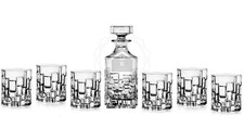 SET WHISKY BOTTIGLIA CON 6 BICCHIERI CRISTALLO