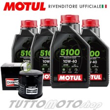 Tagliando TRIUMPH Street Triple 675 2007-2017 - Motul 5100 10W40 + Filtro olio