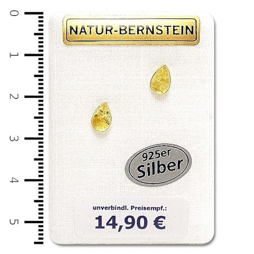 Orecchini ambra naturale