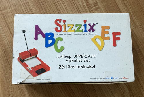 Sizzix lollipop maiuscolo - lollipop,