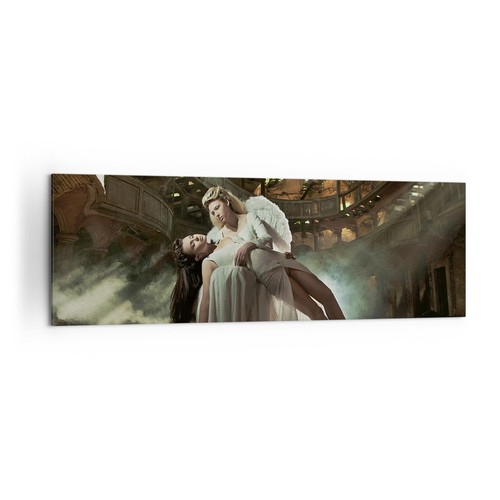 Quadro tela 160x50cm angeli - su,
