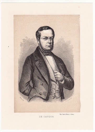 Portrait camillo benso conte - portrait,