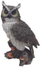 GUFO  in resina animale da giardino  